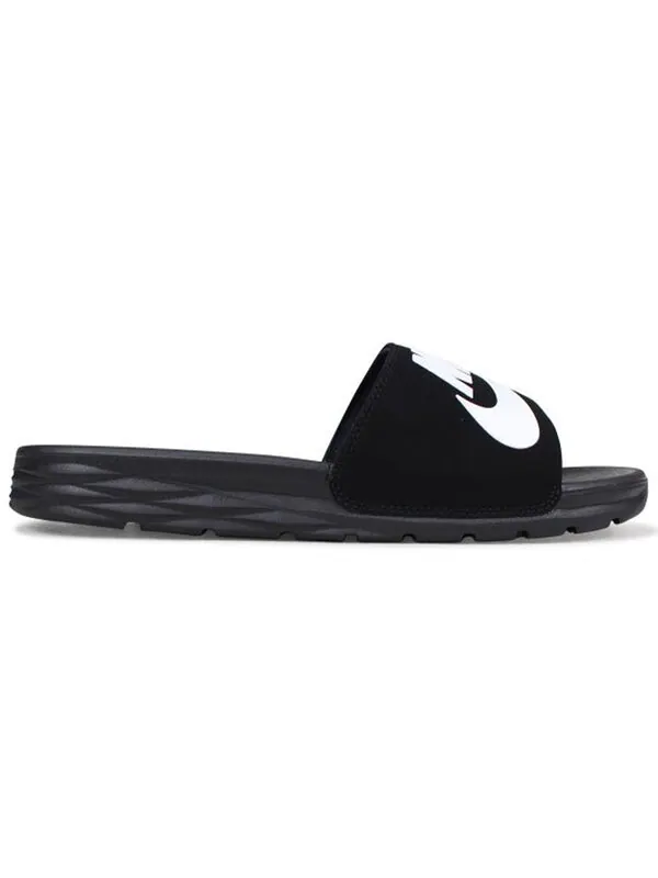 Тапочки men's sandals sports slippers 'black white' Nike — изображение 2 из 4, черный/белый