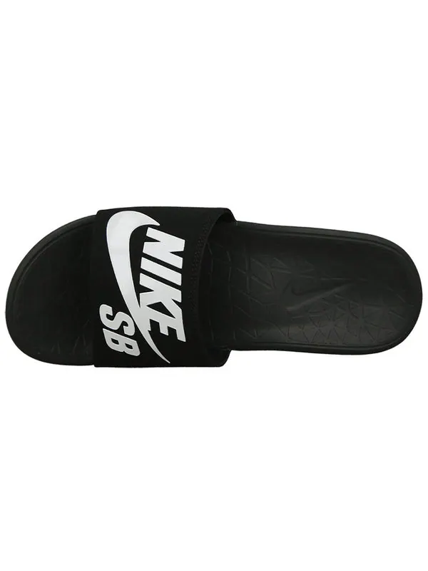 Тапочки men's sandals sports slippers 'black white' Nike — изображение 4 из 4, черный/белый