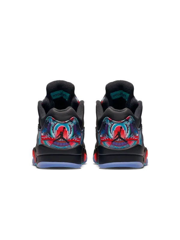 Кроссовки 5 retro low 'chinese new year 2016' Air Jordan — изображение 3 из 4, черный/черный-яркий
