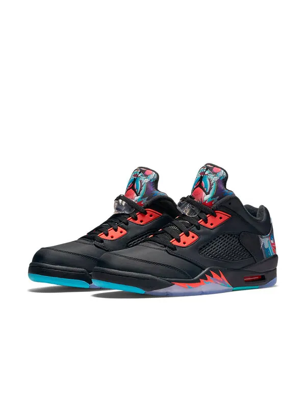 Кроссовки 5 retro low 'chinese new year 2016' Air Jordan — изображение 4 из 4, черный/черный-яркий