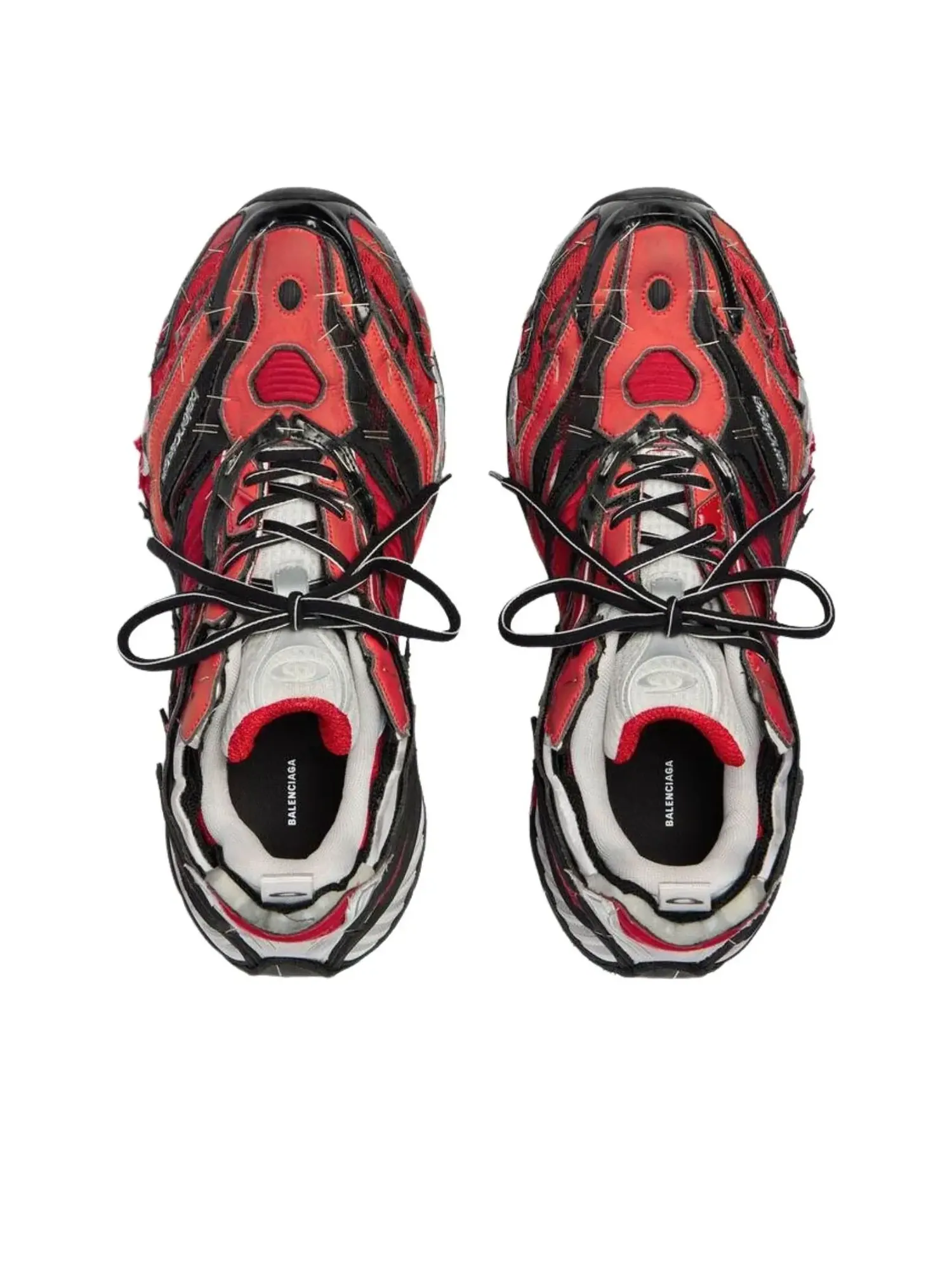Кроссовки Balenciaga Soleless 'Red Black' — изображение 3 из 6, красный