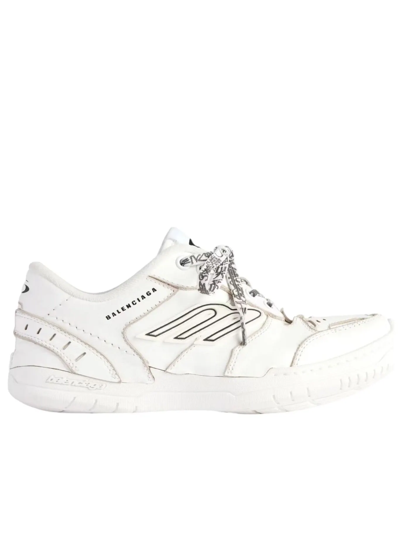 Кроссовки (WMNS) Balenciaga Hamptons Worn-out 'White' — изображение 6 из 6, белый