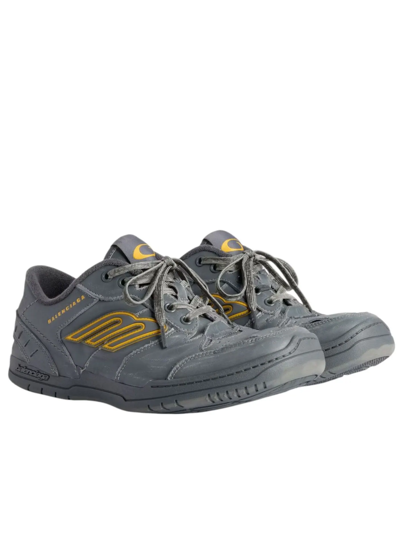 Balenciaga Hamptons Worn-out 'Grey Yellow' — изображение 2 из 6, серый/желтый