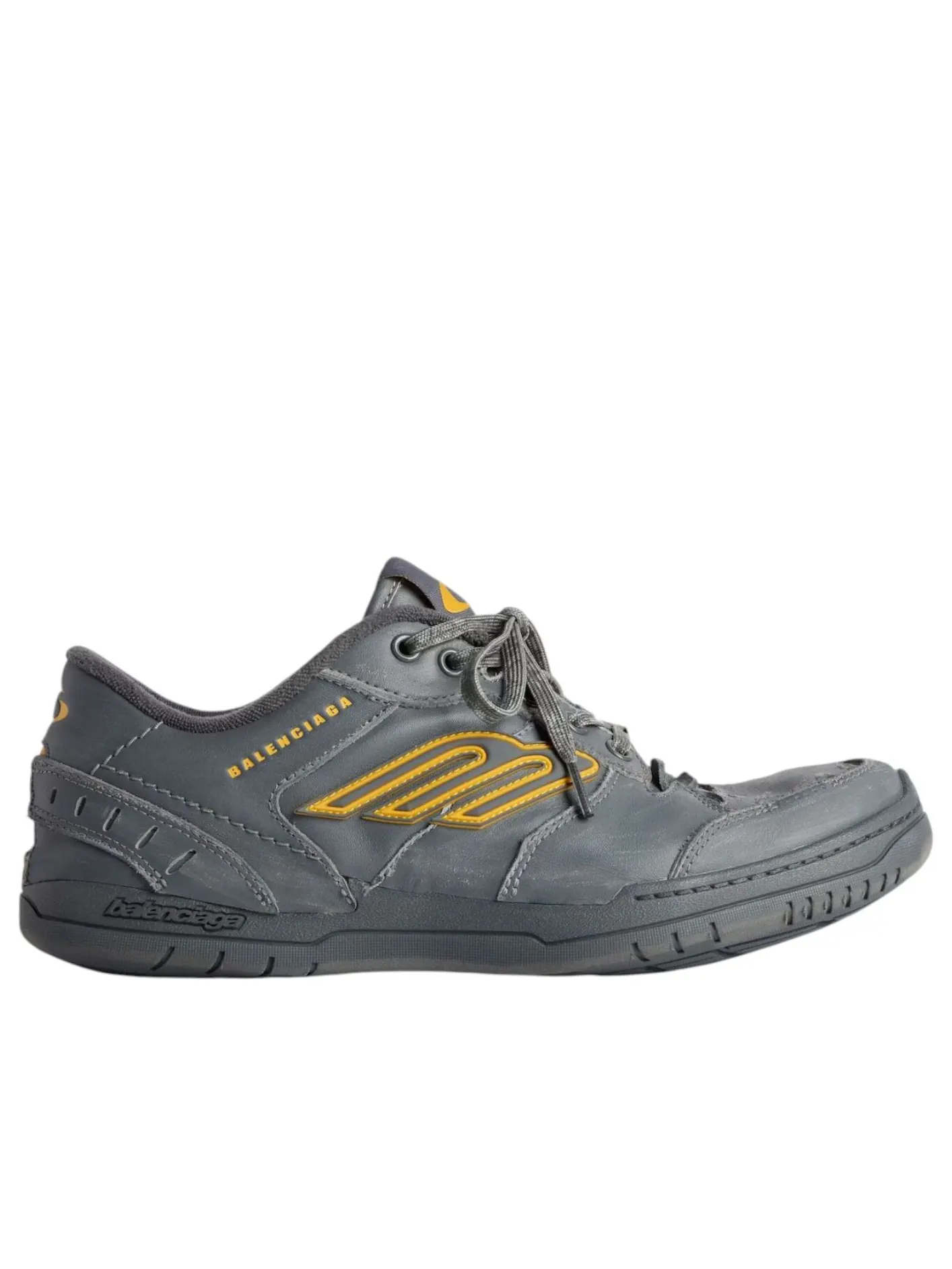 Balenciaga Hamptons Worn-out 'Grey Yellow' — изображение 6 из 6, серый/желтый