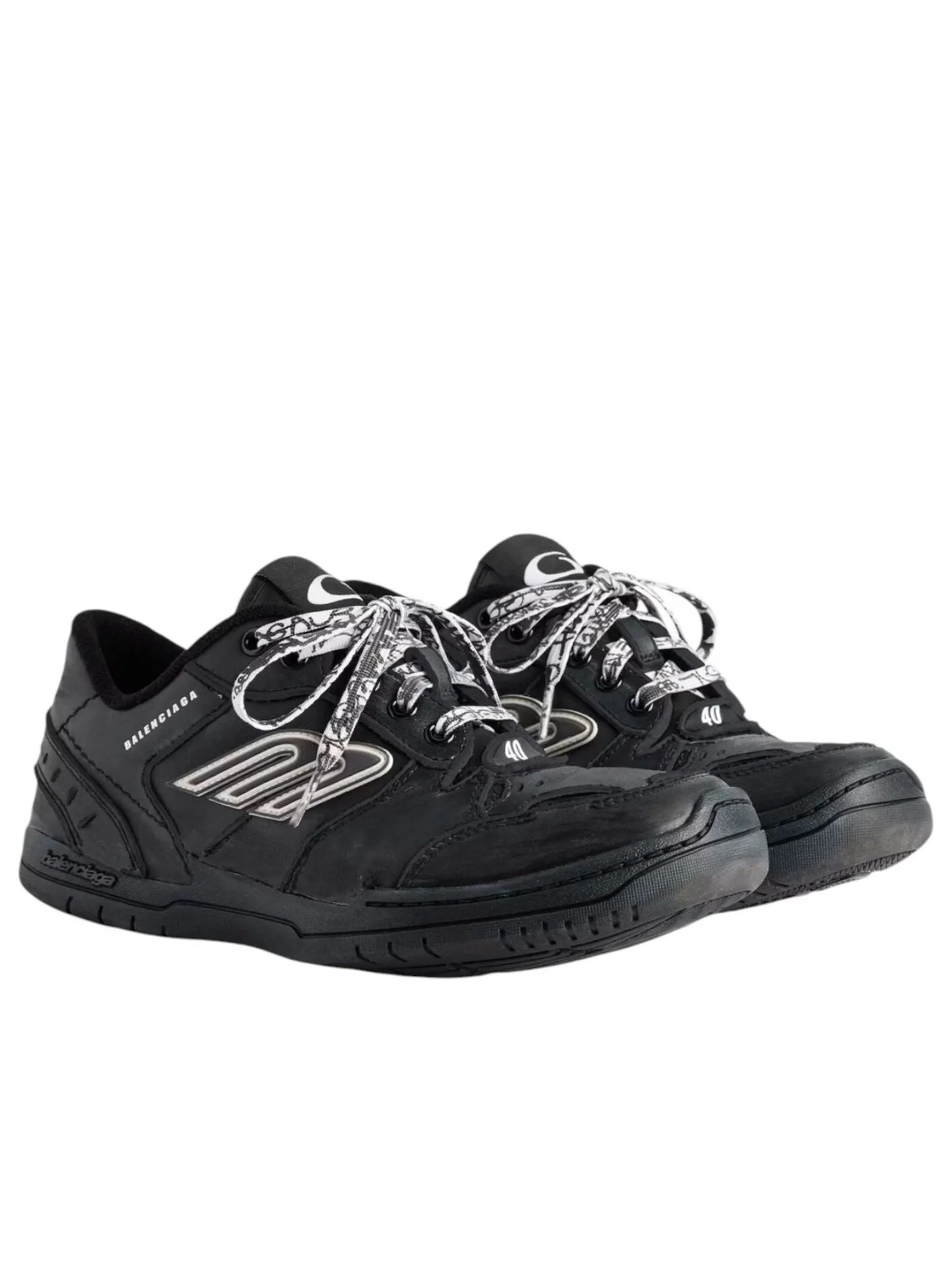 Balenciaga Hamptons Worn-out "Black" — изображение 2 из 6, черный