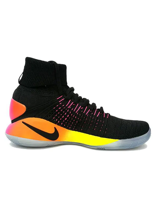 Кроссовки hyperdunk 2016 flyknit Nike — изображение 2 из 4, черный/белый--оранжевый