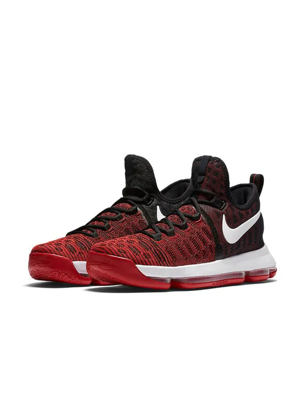 Кроссовки кд 9 Nike — изображение 3 из 4, красный/белый/черный