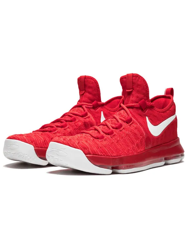 Кроссовки кд 9 Nike — изображение 3 из 4, красный/белый