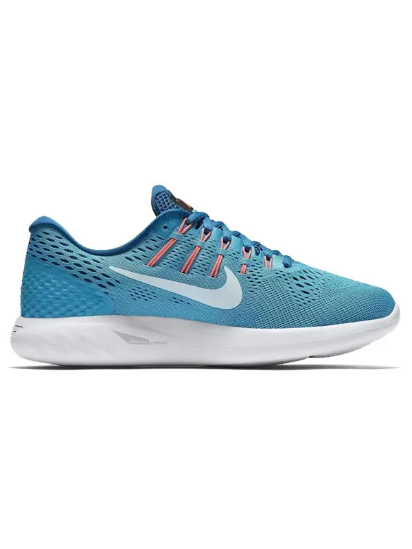 Кроссовки lunarglide 8 Nike — изображение 2 из 4, синий/синий/белый