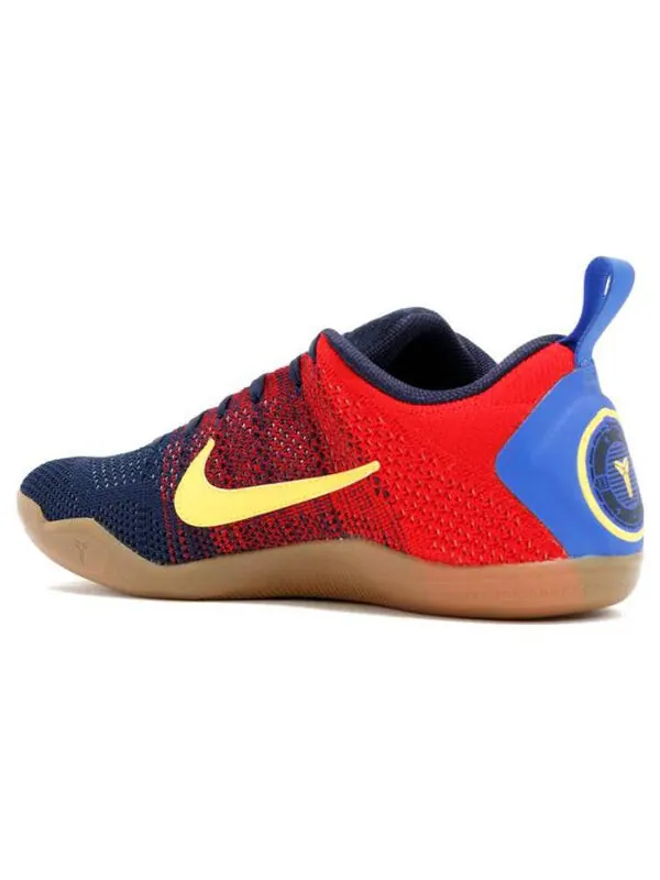 Кроссовки kobe 11 elite low Nike — изображение 3 из 4, синий/желтый/красный