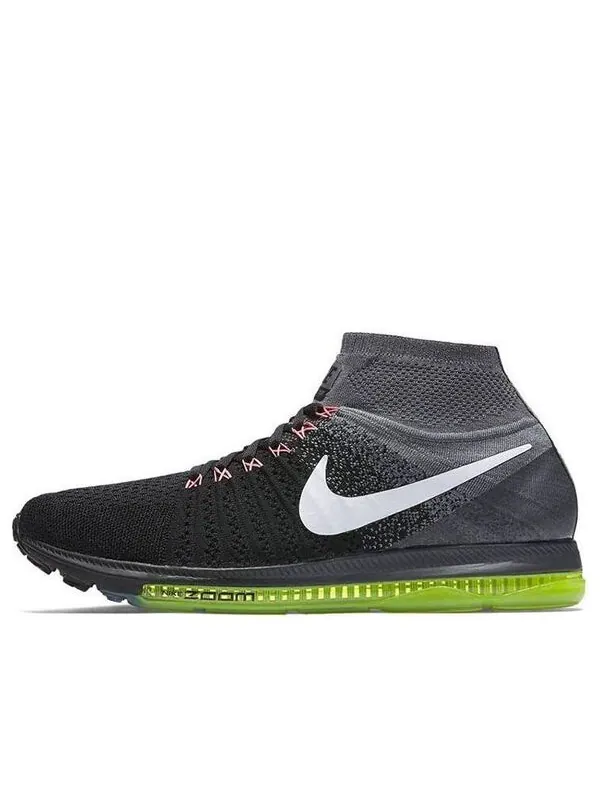 Кроссовки Zoom All Out Flyknit Nike — изображение 1 из 4, черный/белый-серый