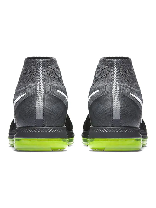 Кроссовки Zoom All Out Flyknit Nike — изображение 4 из 4, черный/белый-серый