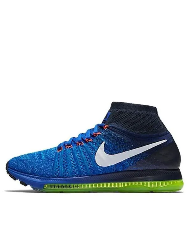 Кроссовки Zoom All Out Flyknit Nike — изображение 1 из 4, черный/синий/зеленый
