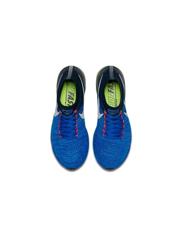 Кроссовки Zoom All Out Flyknit Nike — изображение 4 из 4, черный/синий/зеленый