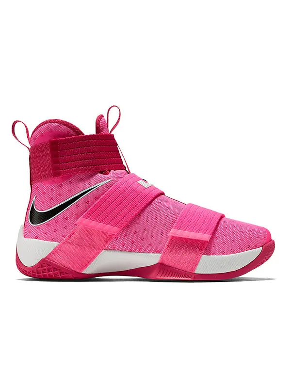 Кроссовки леброн солдат 10 Nike — изображение 2 из 4, розовый/черный-розовый