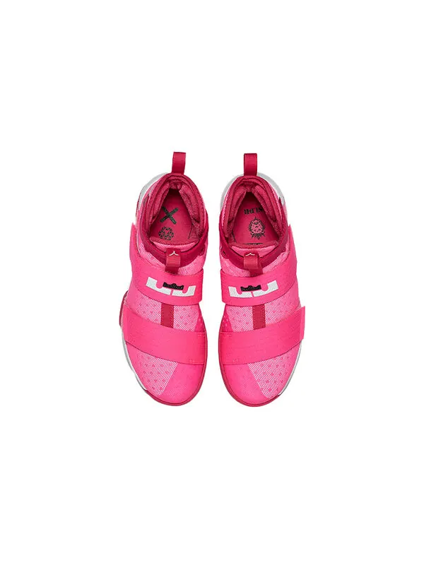 Кроссовки леброн солдат 10 Nike — изображение 4 из 4, розовый/черный-розовый
