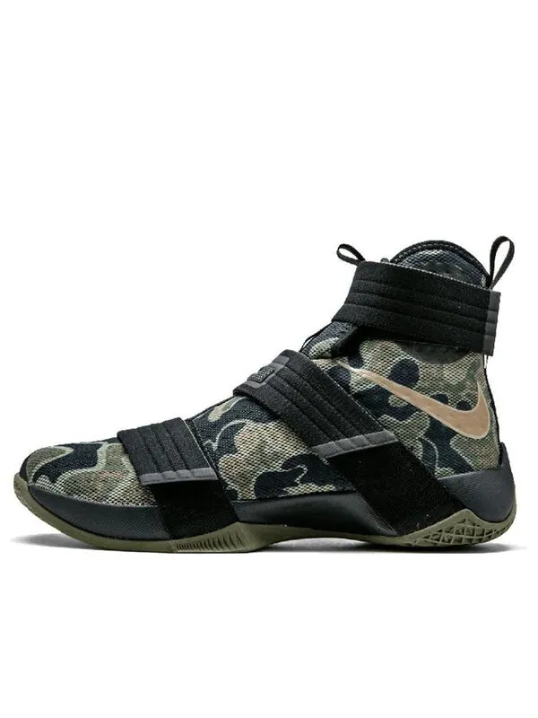 Кроссовки lebron zoom soldier 10 'army camo' Nike — изображение 1 из 4, черный