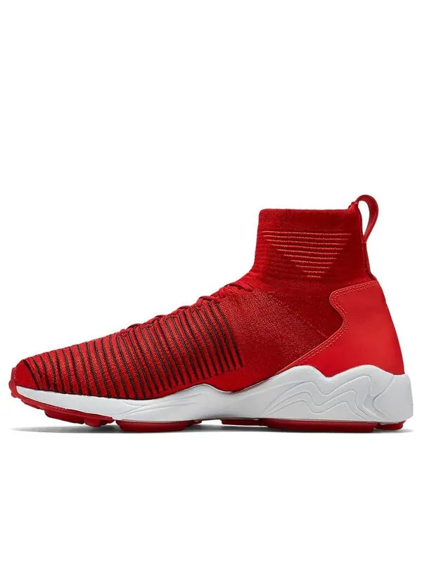 Кроссовки zoom air mercurial xi flyknit Nike — изображение 1 из 4, красный-темный серый