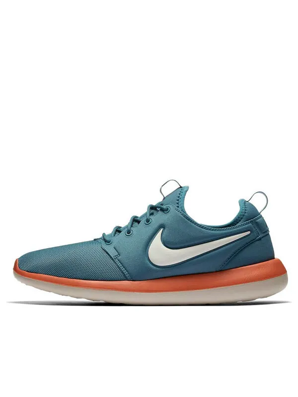 Кроссовки roshe two 'iced jade' Nike — изображение 1 из 4, зеленый/оранжевый