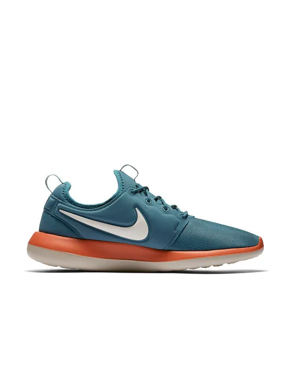 Кроссовки roshe two 'iced jade' Nike — изображение 2 из 4, зеленый/оранжевый