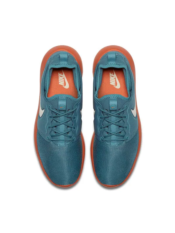 Кроссовки roshe two 'iced jade' Nike — изображение 4 из 4, зеленый/оранжевый