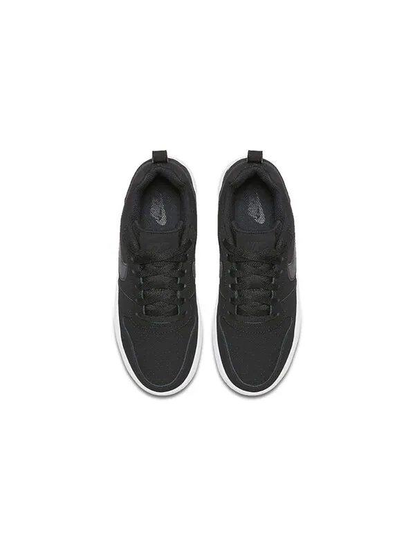 Кроссовки Court Borough Low Nike — изображение 3 из 4, черный/черный-белый
