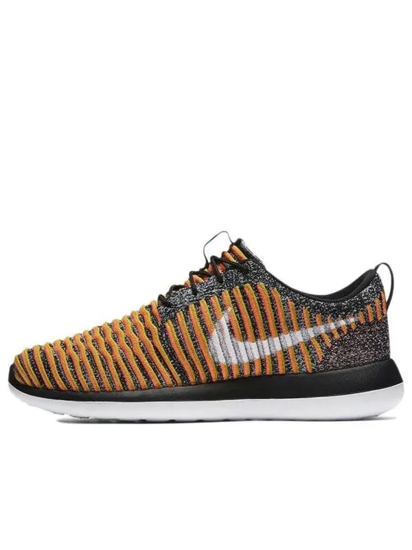Кроссовки roshe two flyknit Nike — изображение 1 из 4, черный/оранжевый