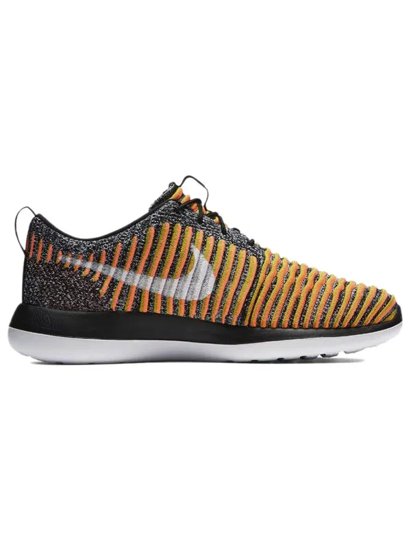Кроссовки roshe two flyknit Nike — изображение 2 из 4, черный/оранжевый