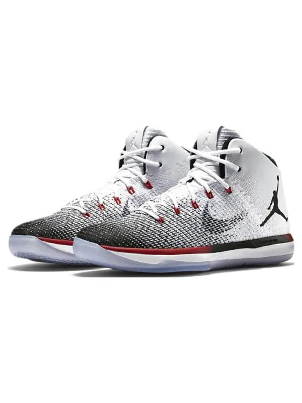 Кроссовки 31 Air Jordan — изображение 2 из 4, белый/черный-красный