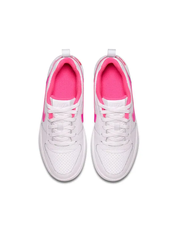 Кроссовки Court Borough Low Nike — изображение 4 из 4, белый/розовый