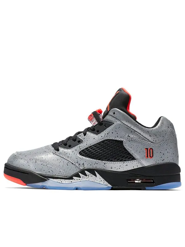 Кроссовки 5 ретро низкие Air Jordan — изображение 1 из 4, серебристый
