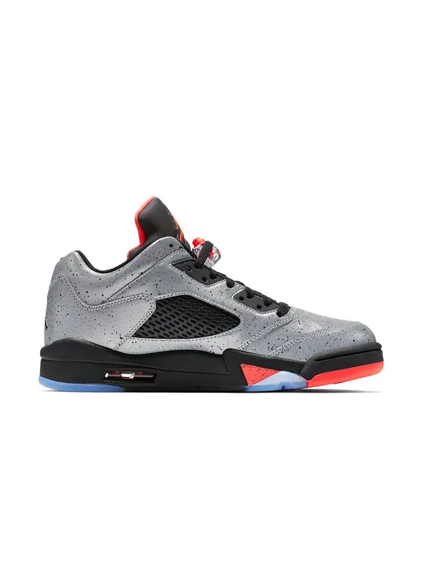 Кроссовки 5 ретро низкие Air Jordan — изображение 2 из 4, серебристый