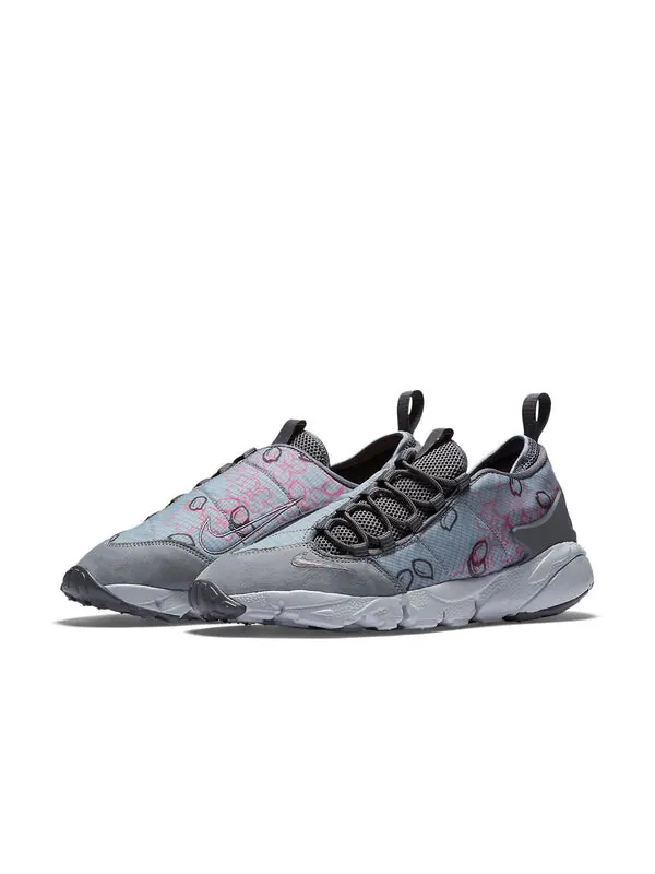 Кроссовки air footscape nm premium qs Nike — изображение 4 из 4, серый/розовый