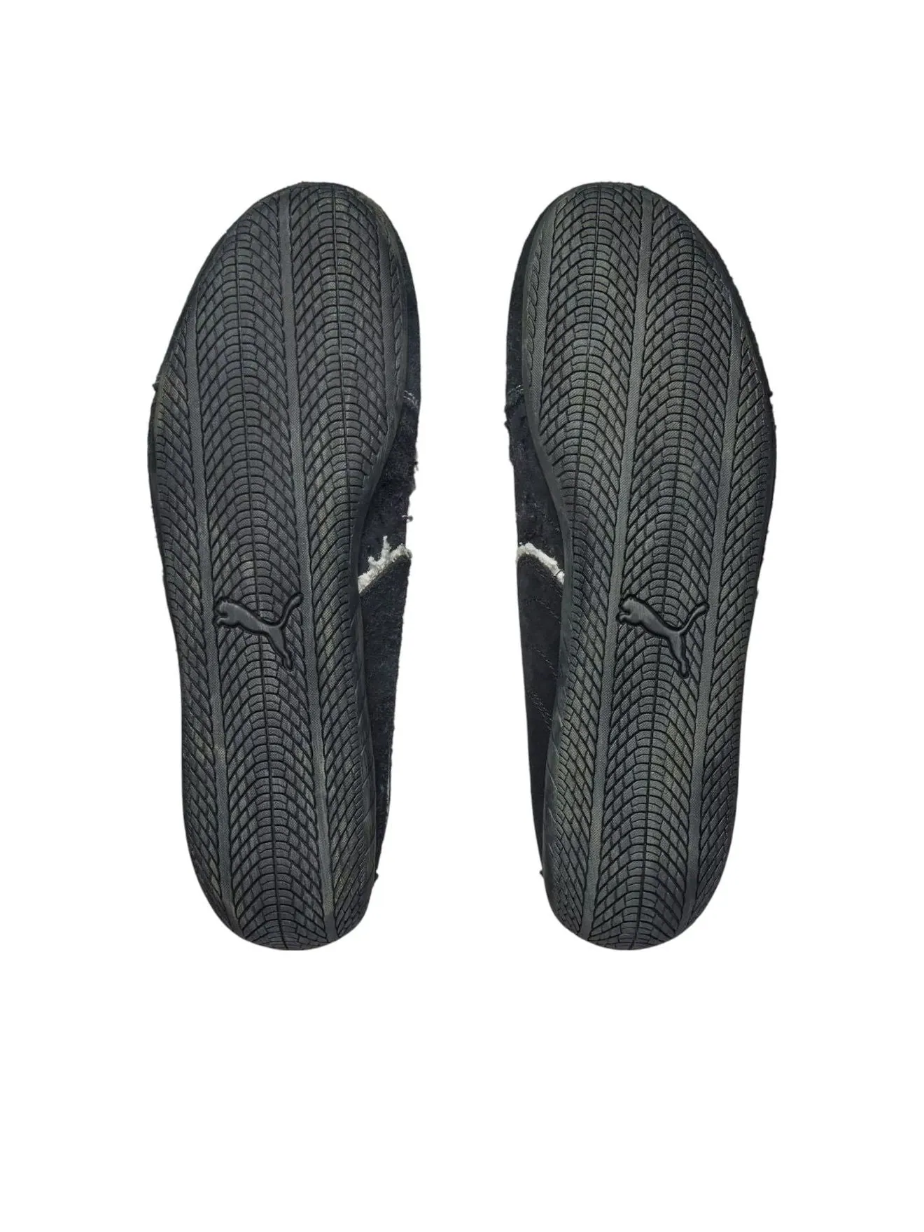 Кроссовки Balenciaga x Puma Speedcat Suede 'Distressed Black White' — изображение 6 из 7, черный