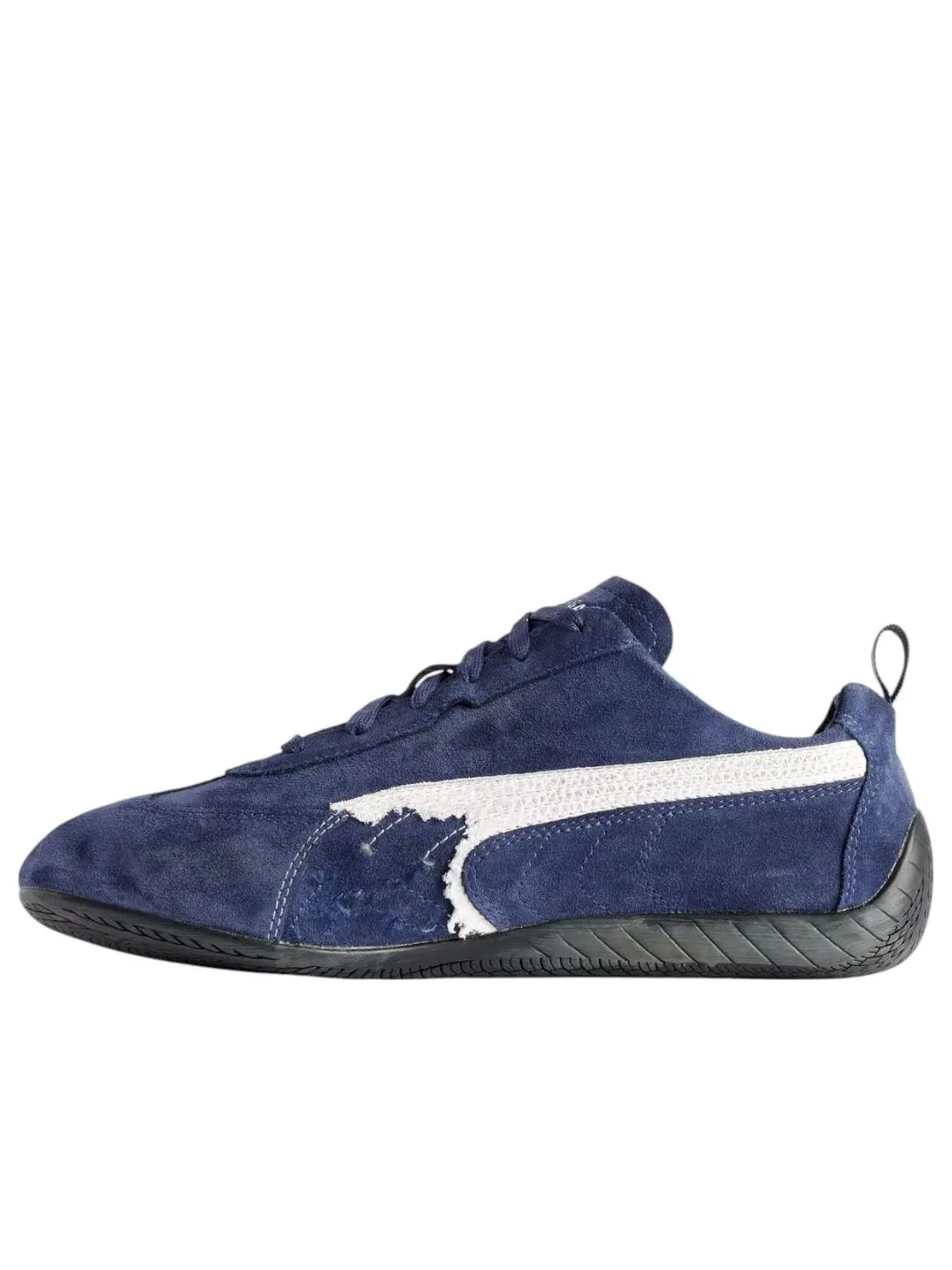 Balenciaga x Puma Speedcat Suede 'Distressed Navy White' — изображение 1 из 7, темно-синий/белый/черный