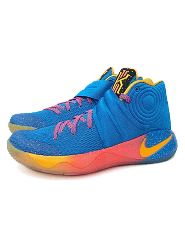 Кроссовки kyrie 2 промо Nike — изображение 2 из 4, синий/золотистый/черный