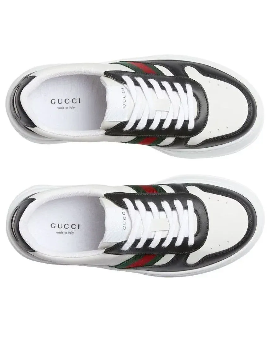 (WMNS) Кроссовки Gucci 26 Chunky "Черно-белые" — изображение 2 из 3, черный