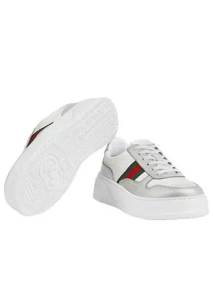 (WMNS) Кроссовки Gucci 26 Chunky Sneaker 'White Silver' — изображение 6 из 6, белый