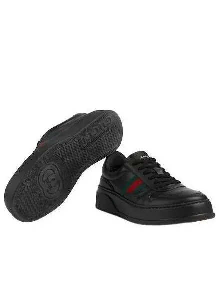 Кроссовки Gucci 26 Chunky Trainers 'Black' — изображение 4 из 6, черный