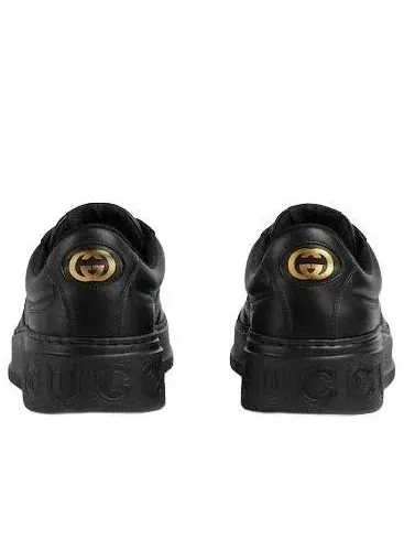 Кроссовки Gucci 26 Chunky Trainers 'Black' — изображение 5 из 6, черный