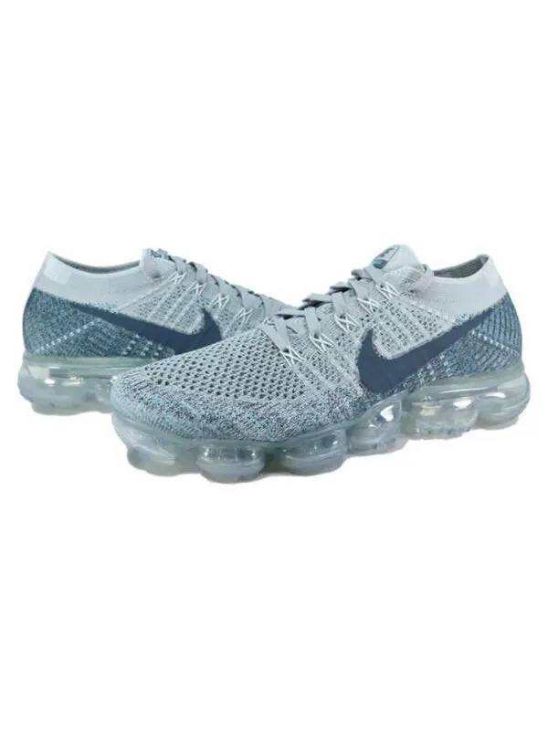 Кроссовки air vapormax flyknit Nike — изображение 3 из 4, серый/синий-платиновый