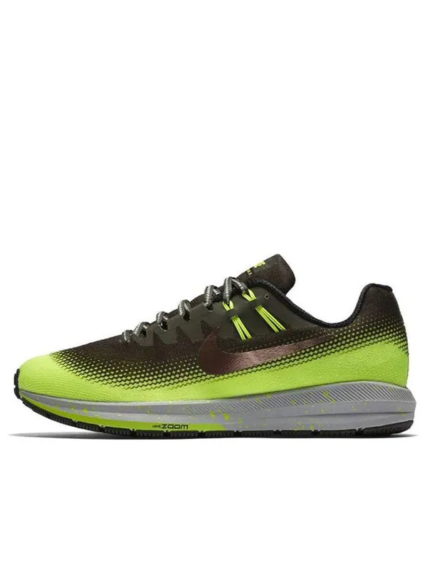 Кроссовки air zoom structure 20 shield Nike — изображение 1 из 4, хаки/красный--черный