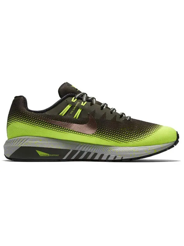 Кроссовки air zoom structure 20 shield Nike — изображение 2 из 4, хаки/красный--черный