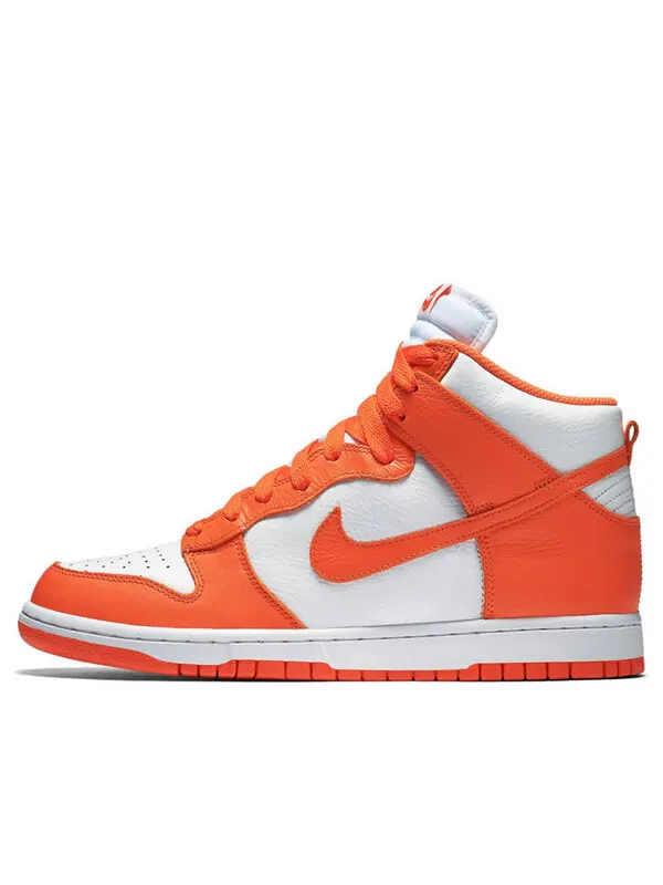 Кроссовки dunk high retro qs Nike — изображение 1 из 4, белый/оранжевый