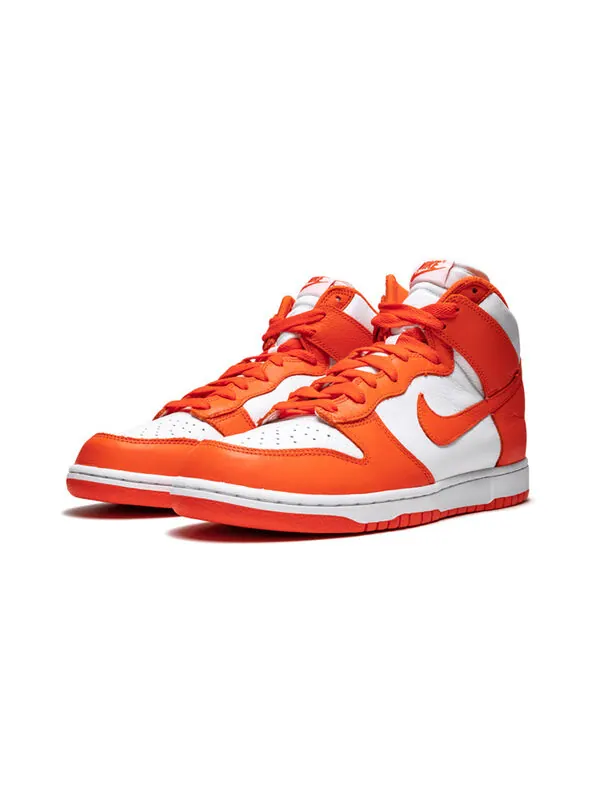 Кроссовки dunk high retro qs Nike — изображение 3 из 4, белый/оранжевый