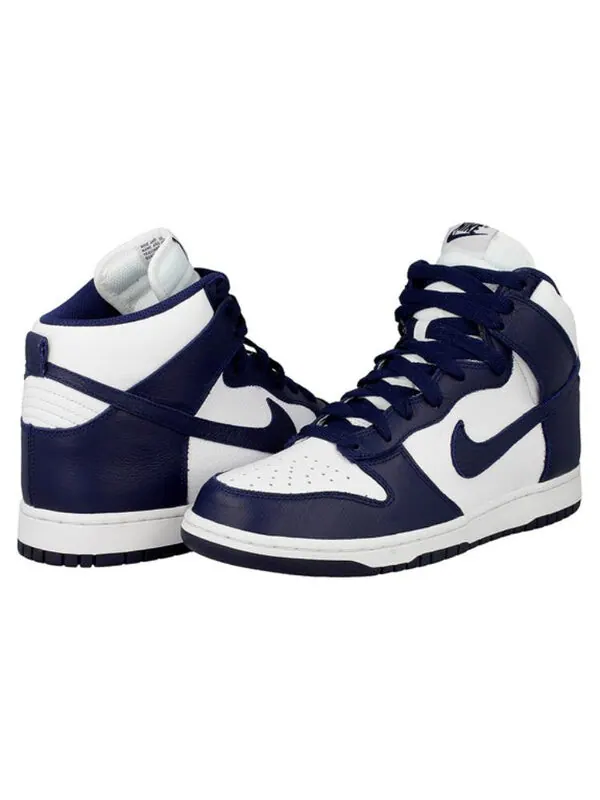 Кроссовки dunk high retro qs Nike — изображение 3 из 4, белый/синий