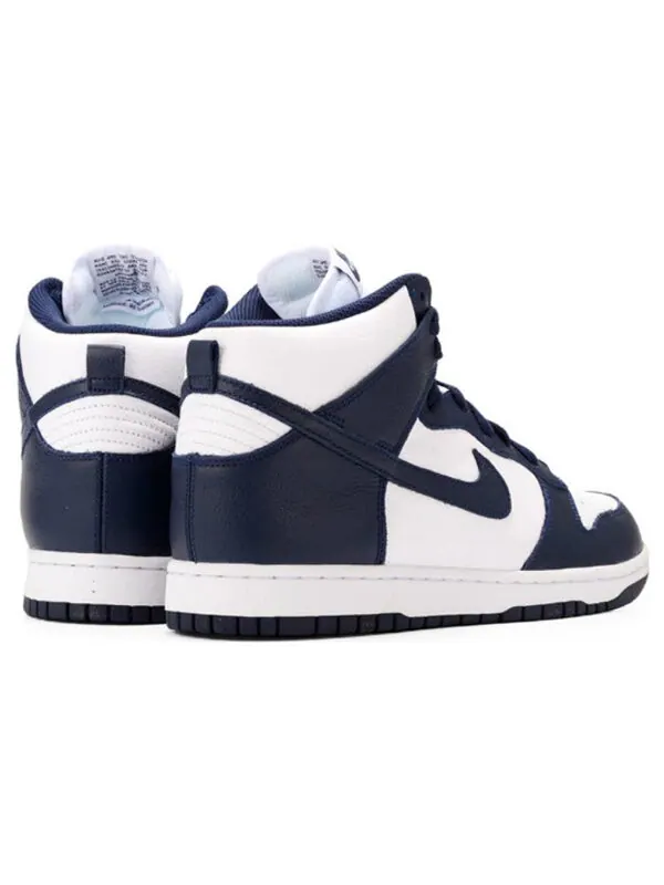 Кроссовки dunk high retro qs Nike — изображение 4 из 4, белый/синий