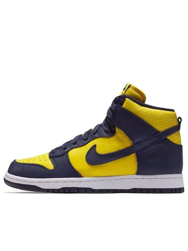 Кроссовки dunk high qs Nike — изображение 1 из 3, кремовый/синий
