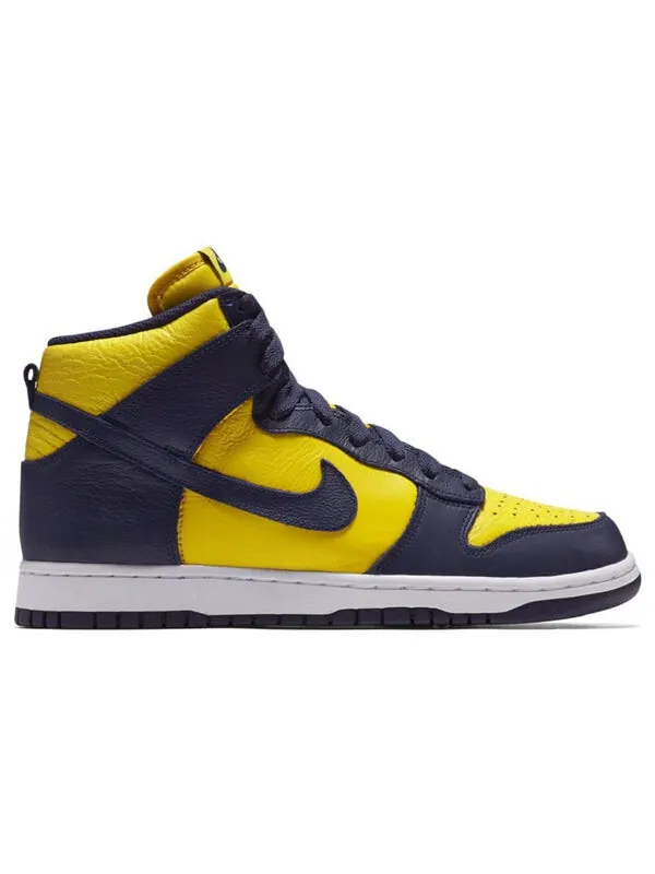 Кроссовки dunk high qs Nike — изображение 2 из 3, кремовый/синий