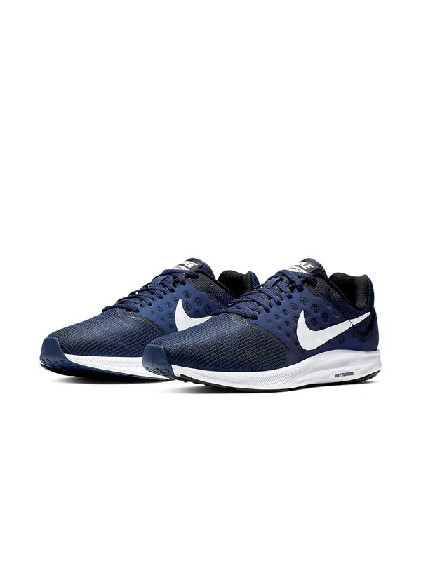 Кроссовки downshifter 7 низкие Nike — изображение 3 из 4, темный синий/белый